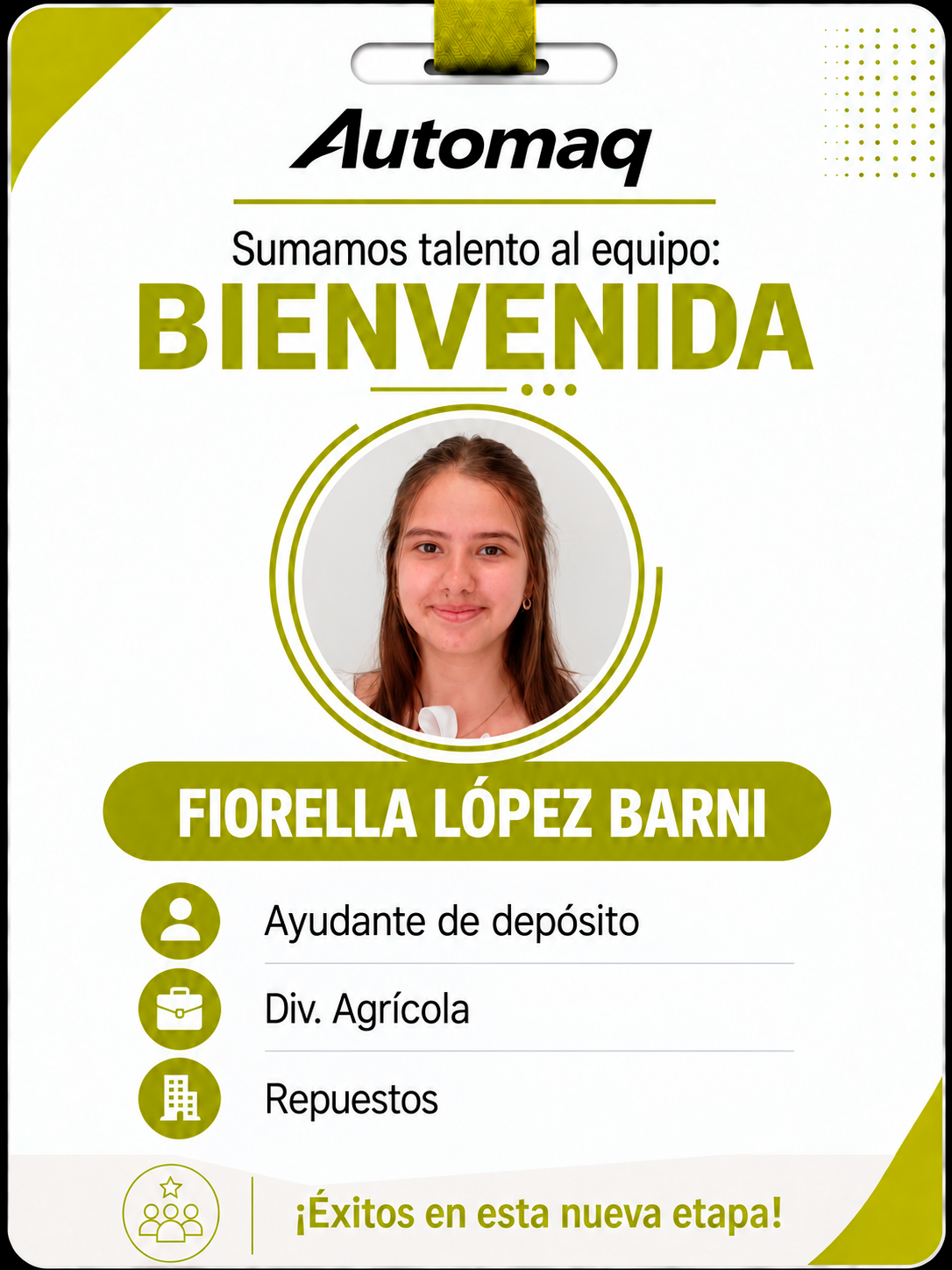 Nuevo ingreso