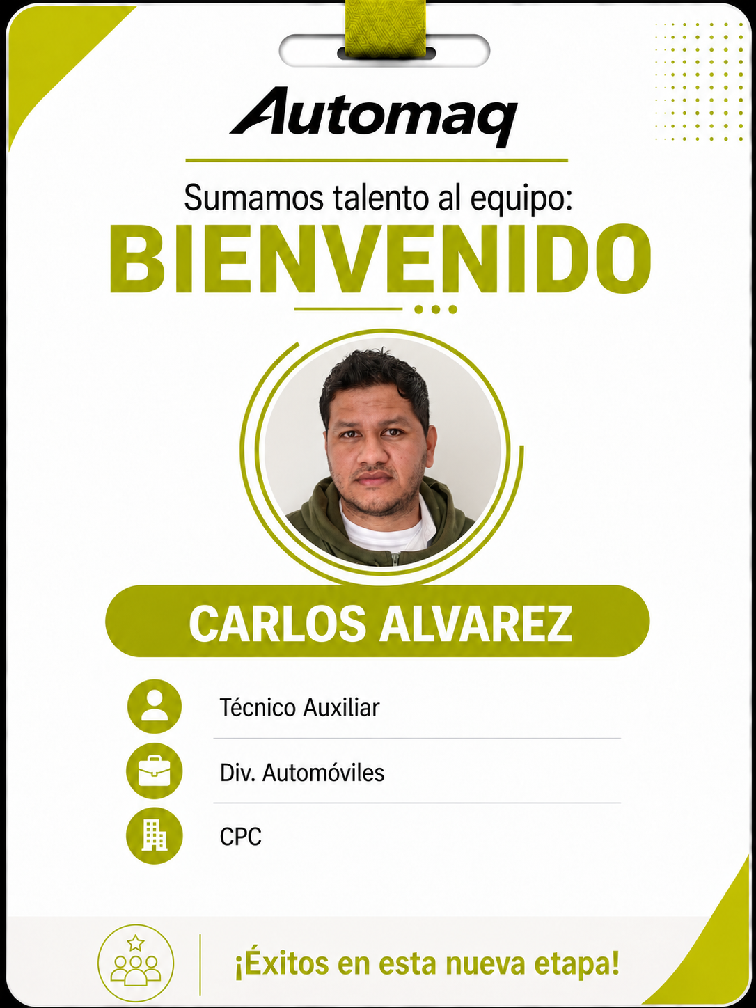 Nuevo ingreso