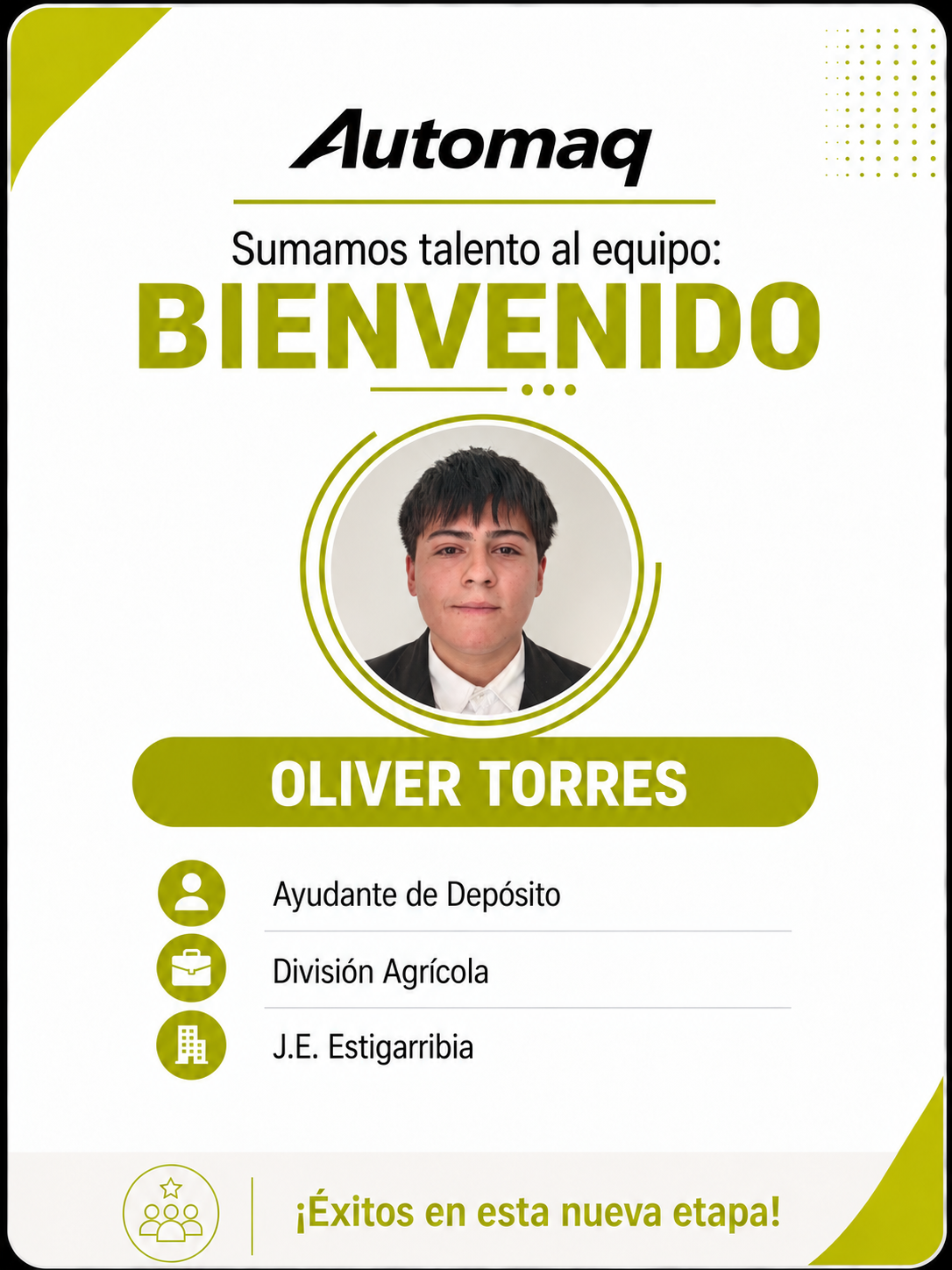 Nuevo ingreso