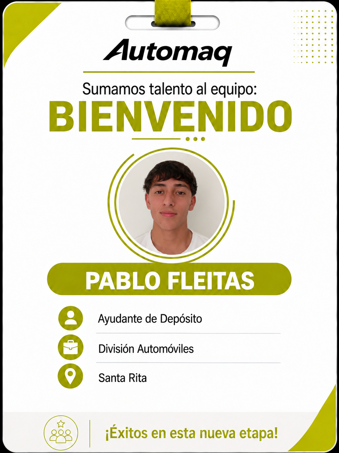 Nuevo ingreso